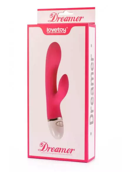 Lovetoy Dreamer Vibrátor Rose Red Nonfiguratív vibrátorok Lovetoy