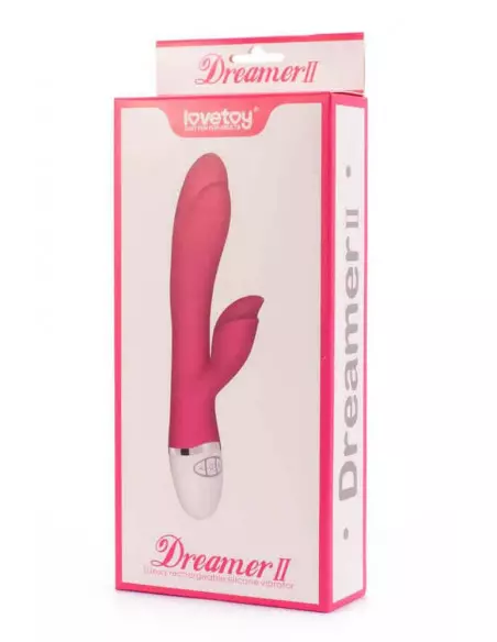 Lovetoy Dreamer II Vibrátor Rose Red Nonfiguratív vibrátorok Lovetoy