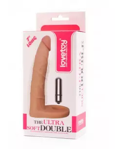 The Ultra Soft Double-Vibrating 3 Felcsatolható Dildó Felcsatolható eszközök Lovetoy