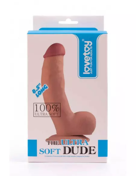 8.5 inch The Ultra Soft Dude 1 Dildó Dongok - Dildók Lovetoy