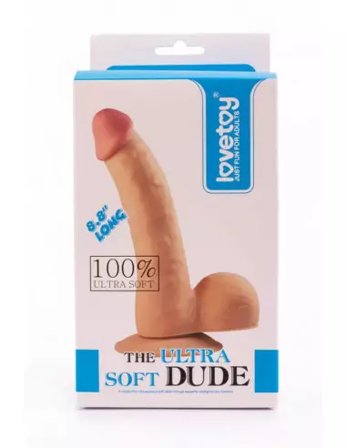 8.8" The Ultra Soft Dude Dildó Dongok - Dildók Lovetoy