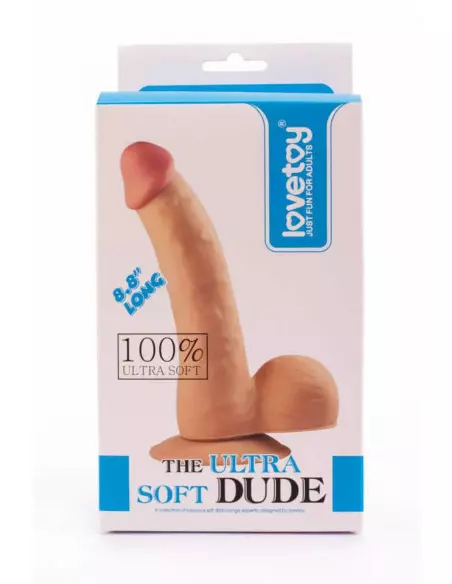 8.8" The Ultra Soft Dude Dildó Dongok - Dildók Lovetoy