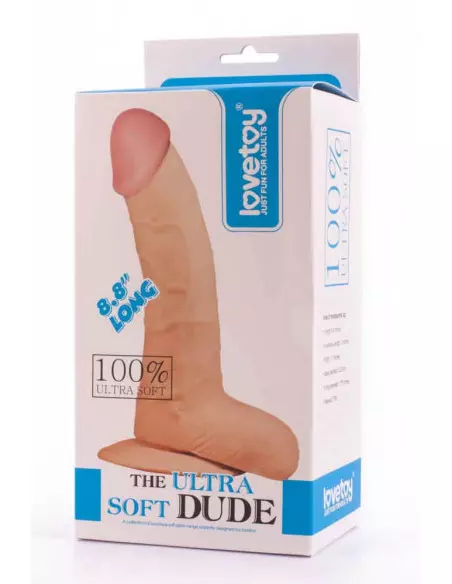 8.8" The Ultra Soft Dude 5 Dildó Dongok - Dildók Lovetoy