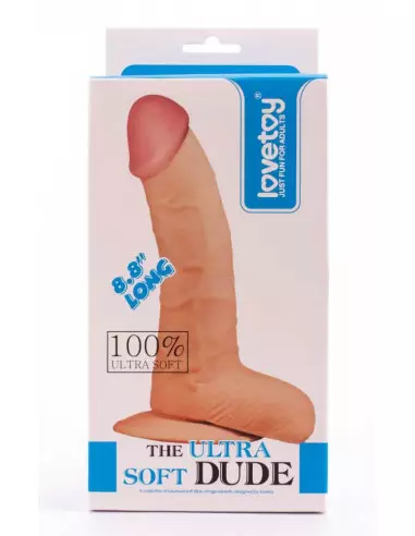 8.8" The Ultra Soft Dude 5 Dildó Dongok - Dildók Lovetoy
