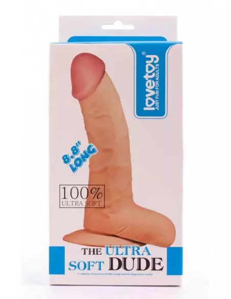 8.8" The Ultra Soft Dude 5 Dildó Dongok - Dildók Lovetoy