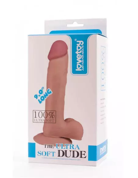 9" The Ultra Soft Dude Dildó Dongok - Dildók Lovetoy