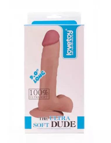 9" The Ultra Soft Dude Dildó Dongok - Dildók Lovetoy