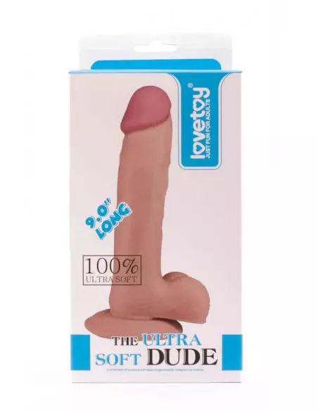 9" The Ultra Soft Dude Dildó Dongok - Dildók Lovetoy