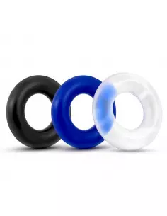 X-Basic Donut Rings 3 Pack Péniszgyűrű Péniszgyűrűk - Mandzsetták Lovetoy 2