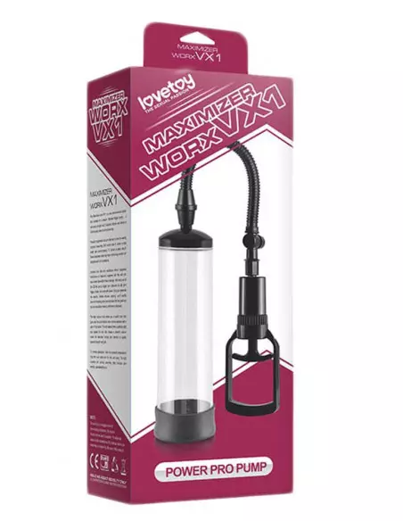Maximizer Worx VX1-Power Pro Péniszpumpa Pumpák Lovetoy