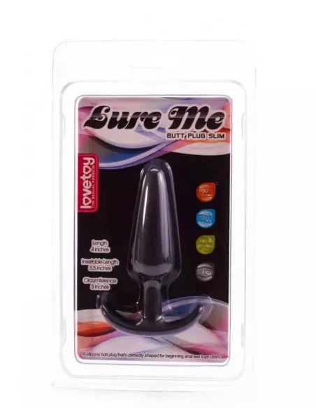LURE ME Classic S Black Fenékdugó Fenékdugók Lovetoy LURE ME Classic S Black Fenékdugó Fenékdugók Lovetoy