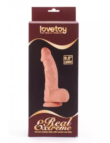 9" Real Extreme Dildó 3 Dongok - Dildók Lovetoy