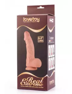 9" Real Extreme Dildó 3 Dongok - Dildók Lovetoy