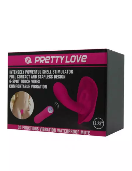 Pretty Love Shell Stimulator with Remote Control Vibrátor Nonfiguratív vibrátorok Pretty Love