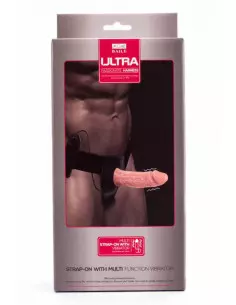 Ultra Strap-on with Vibration Felcsatolható Dildó Felcsatolható eszközök Debra