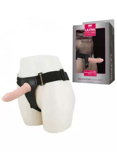 Ultra Strap-on with Vibration Felcsatolható Dildó Felcsatolható eszközök Debra