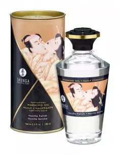 Aphrodisiac Oils Vanilla Fetish Masszázsolaj 100 ml Masszázsgyertyák és olajok Shunga