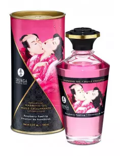 Aphrodisiac Oils Raspberry Feeling Masszázsolaj 100 ml Masszázsgyertyák és olajok Shunga