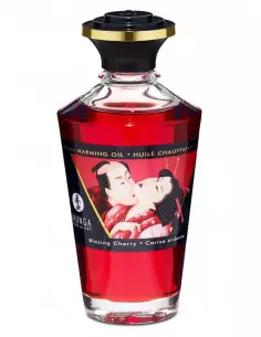 Aphrodisiac Oils Blazing Cherry Masszázsolaj 100 ml Masszázsgyertyák és olajok Shunga 2