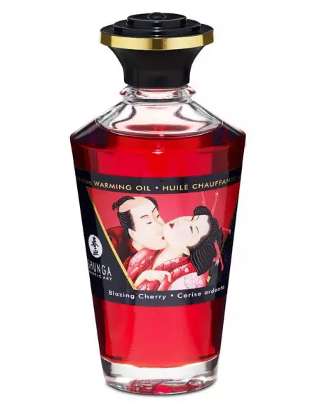 Aphrodisiac Oils Blazing Cherry Masszázsolaj 100 ml Masszázsgyertyák és olajok Shunga Aphrodisiac Oils Blazing Cherry Masszázsolaj 100 ml Masszázsgyertyák és olajok Shunga