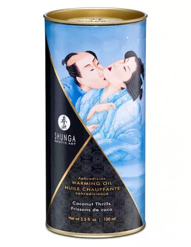 Aphrodisiac Oils Coconut Thrills Masszázsolaj 100 ml Masszázsgyertyák és olajok Shunga