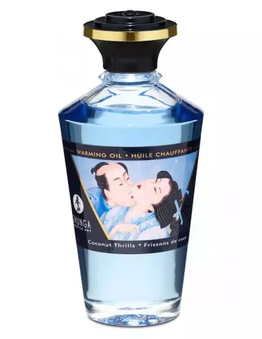 Aphrodisiac Oils Coconut Thrills Masszázsolaj 100 ml Masszázsgyertyák és olajok Shunga