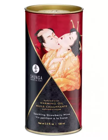 Aphrodisiac Oils Sparkling Strawberry Wine Masszázsolaj Masszázsgyertyák és olajok Shunga