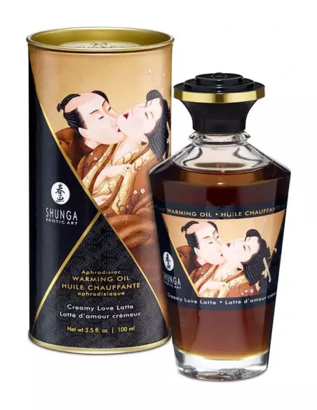Aphrodisiac Oils Creamy Love Latte Masszázsolaj Masszázsgyertyák és olajok Shunga