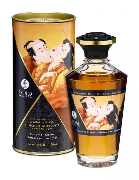 Aphrodisiac Oils Caramel Kisses Masszázsolaj 100 ml Masszázsgyertyák és olajok Shunga Aphrodisiac Oils Caramel Kisses Masszázsolaj 100 ml Masszázsgyertyák és olajok Shunga