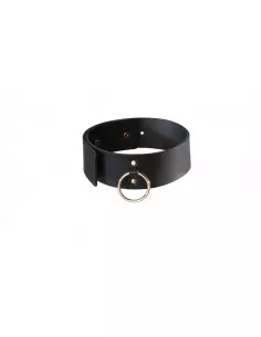 Maze Wide Choker With Leash Black Nyakörv Pórázzal Nyakörv és póráz Bijoux Indiscrets 2
