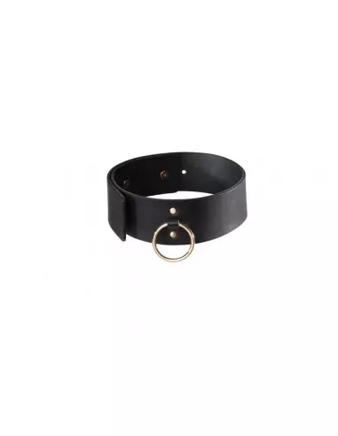 Maze Wide Choker With Leash Black Nyakörv Pórázzal Nyakörv és póráz Bijoux Indiscrets