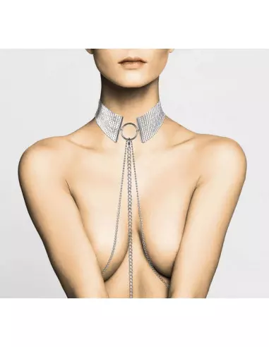 Désir Métalique Fém Nyakörv Ezüst Erotikus kiegészítők Bijoux Indiscrets