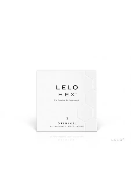 HEX Condoms Original 3 db-os Óvszer Csomag Óvszerek Lelo