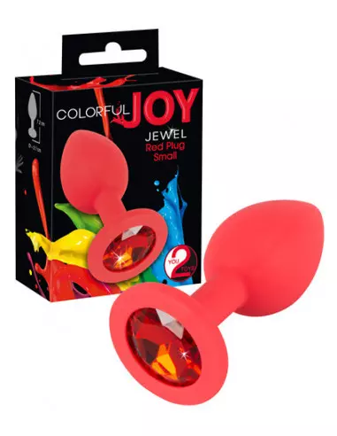Colorful Joy Jewel Red Fenékdugó Fenékdugók You2Toys