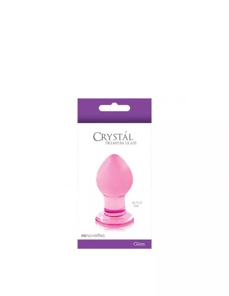 Crystal Small Pink Fenékdugó Fenékdugók NS Toys