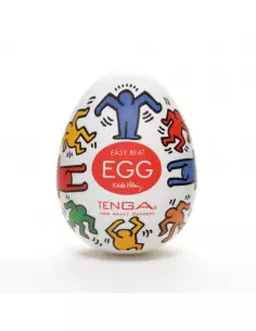 Keith Haring Egg Dance Maszturbátor Férfi maszturbátorok Tenga
