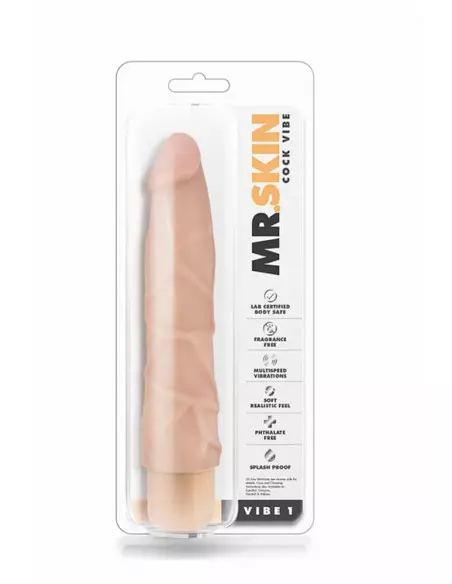 Mr. Skin Cock Vibe 1 Vibrátor Realisztikus vibrátorok Blush