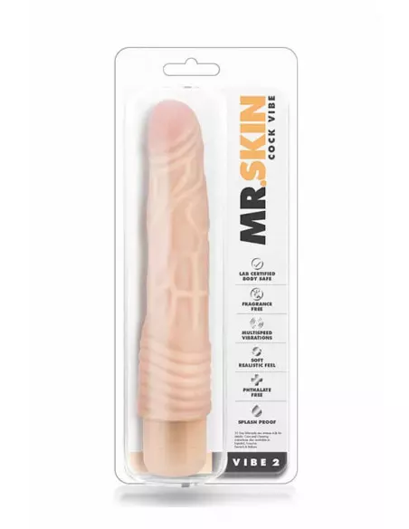 Mr. Skin Cock Vibe 2 Vibrátor Realisztikus vibrátorok Blush