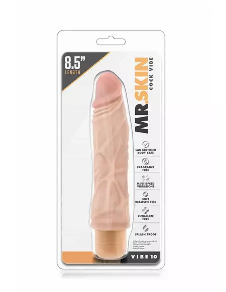 Mr. Skin Cock Vibe 10 Vibrátor Realisztikus vibrátorok Blush
