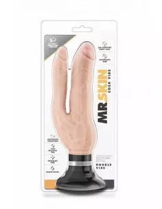 Mr. Skin Double Vibe Cock Beige Vibrátor Realisztikus vibrátorok Blush