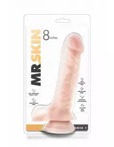 Mr. Skin Cock 8 inch Cock 1 Beige Dildó Dongok - Dildók Blush