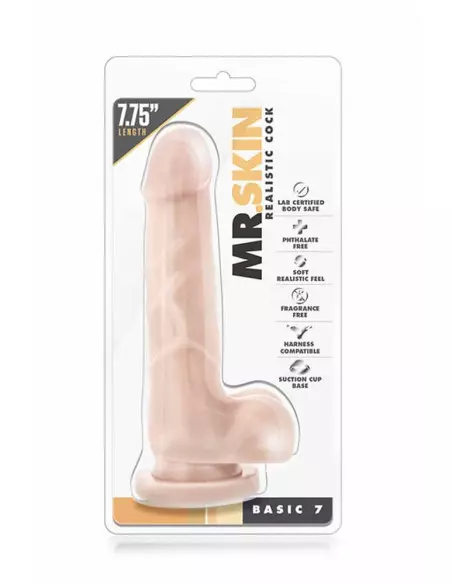 Mr.Skin Realistic Cock Basic 7 Dildó Dongok - Dildók Blush
