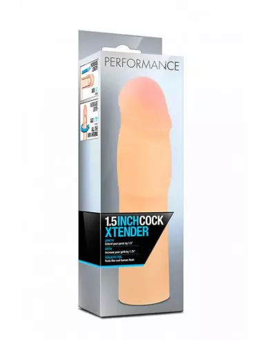 Performance 1.5 inch Cock XTender Beige Péniszköpeny Péniszköpenyek - Hosszabítók Blush