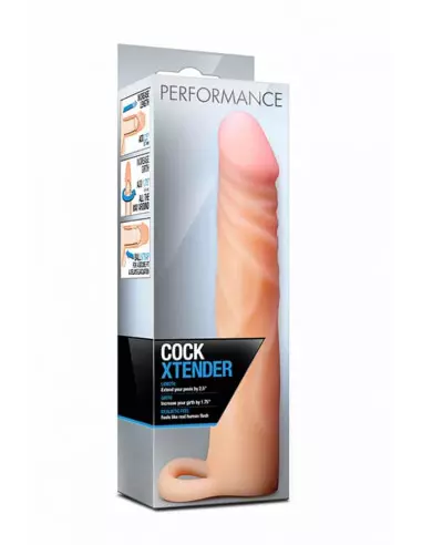 Performance Cock XTender Beige Péniszköpeny Péniszköpenyek - Hosszabítók Blush