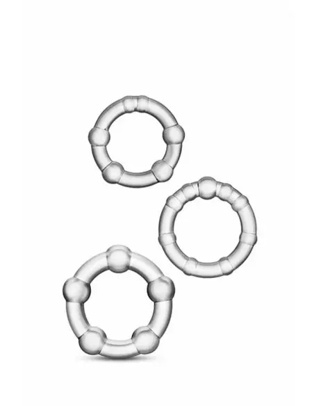 Stay Hard Beaded Clear Péniszgyűrű Péniszgyűrűk - Mandzsetták Blush Stay Hard Beaded Clear Péniszgyűrű Péniszgyűrűk - Mandzsetták Blush