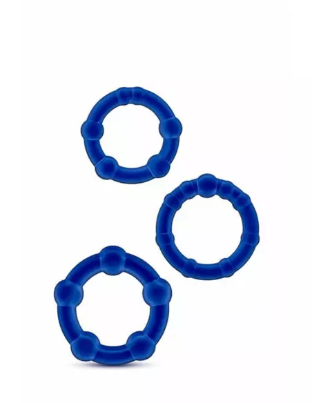 Stay Hard Beaded Blue Péniszgyűrű Péniszgyűrűk - Mandzsetták Blush