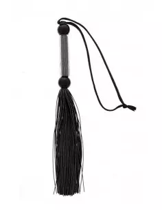 GP Silicone Flogger Whip Black Korbács 26 cm Korbácsok - Pálcák - Paskolók Guilty Pleasure 2