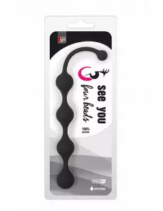 See You Four Beads Black Anál Golyósor Golyósorok See You