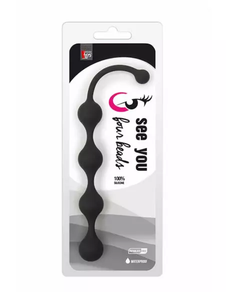 See You Four Beads Black Anál Golyósor Golyósorok See You