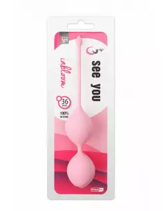 See You In Bloom Duo Balls 36 mm Pink Gésa golyó Gésa golyók See You